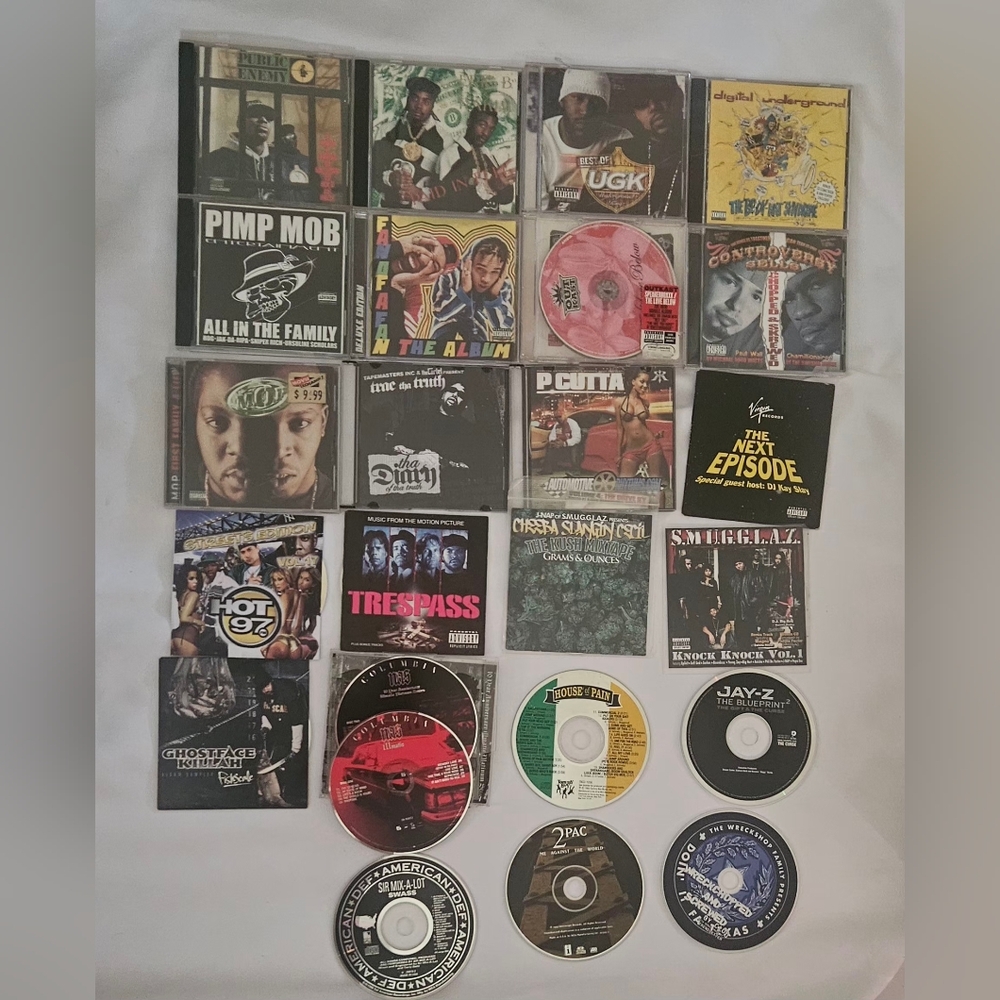 Collection of Hip-Hop and Rap CDs